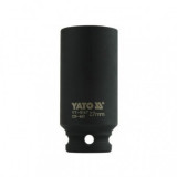 Cheie tubulara hexagonala de impact adanca 1/2&rdquo; 27mm, Yato YT-1047