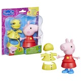 PEPPA PIG SET FIGURINA SI ACCESORII VESTIMENTARE PURCELUSA PEPPA PIG 15CM