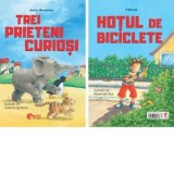 Trei prieteni curiosi / Hotul de biciclete (2 povesti intr-o singura carte) - Julia Boehme, Thilo, Adriana Sorescu