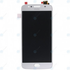 Motorola Moto G5s (XT1793, XT1794) Modul display LCD + Digitizer alb