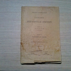 CATALOGUL MANUSCRIPTELOR ROMANESTI - I0an Bianu - Tom. II Fasc. IV - INDICE