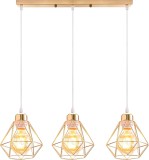 Cumpara ieftin Plafoniera, Lampa Suspendata, Model Vintage, E27, Auriu - CN