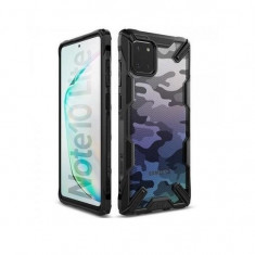 Husa Samsung Galaxy Note 10 Lite - Ringke Fusion-X Camo Black foto