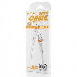 Cabluri PZX, Micro USB Cable, V154, 1.5m, White