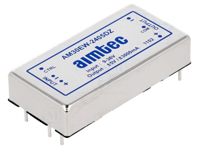 Convertor DC/DC 30W 9-36V la 5V și -5V