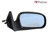 Oglinda exterioara Daewoo Cielo 1995-1998, Nexia manuala cu cablu, partea dreapta , sticla crom plata , carcasa cu primer