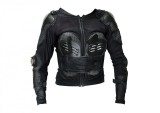 Armura Moto Revo M Negru-Verde, Protectie Corp Detașabilă Unisex