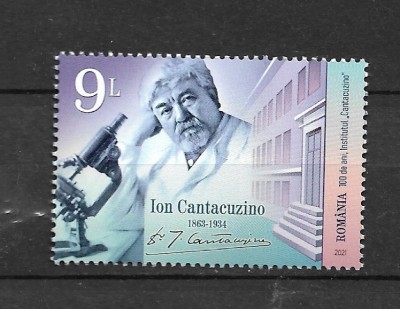 ROMANIA 2021 - 100 DE ANI, INSTITUTUL &amp;quot;CANTACUZINO&amp;quot; , MNH - LP 2344 foto