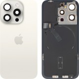 Cumpara ieftin Capac Baterie Apple iPhone 15 Pro, Alb (White Titanium), Swap