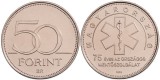 Ungaria 2023 - 50 forint, 75th Serviciul Național de Ambulanță, necirculata