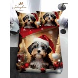 Cumpara ieftin Lenjerie de pat 1 Persoana - Model de Craciun - SPR404022