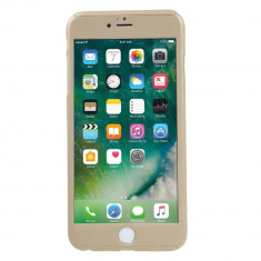 Husa 360 Grade Ultra Slim Huawei Y5 2018 Gold Folie Sticla Inclusa foto