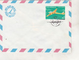 Bnk fil Plic stampila Expofil Intr de avioane Bucuresti - IL -18 - 1981