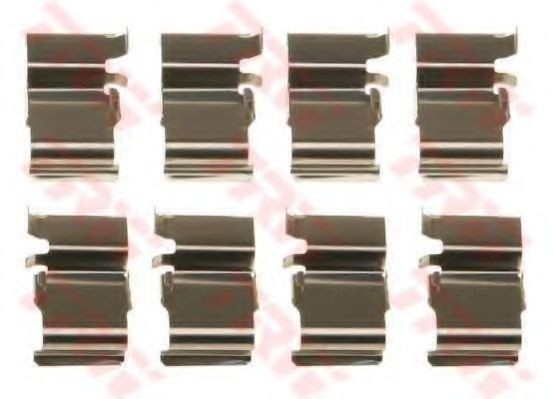 Set accesorii, placute frana TOYOTA LAND CRUISER 150 (KDJ15, GRJ15) (2009 - 2016) TRW PFK439