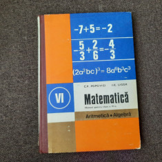 C. P. Popovici - Matematica - Manual pentru clasa a VI-a ARITMETICA/ALGEBRA