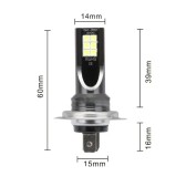 Bec LED Auto H7 6000K 4800 Lumeni