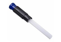 Cap perie aspirator, plastic, alb/negru, 30 mm