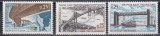Franta 1966, 1967, 1968 - Inaugurarea de poduri importante, 3 Serii, MNH
