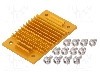 Radiator extrudat, aluminiu, 37mm x 58mm, auriu, Advanced Thermal Solutions - ATS-1138-C1-R0