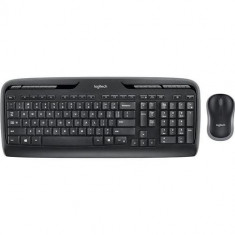 Kit Tastatura si Mouse Wireless Logitech Combo MK330, Bluetooth (Negru)