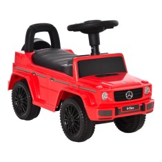 HOMCOM Masina de jucarie, Masina Ride-on pentru Copii 12 - 36 Luni, Masina cu Impingere Mercedes-Benz G350, Rosie foto