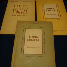 Limba engleza - manuale de clasa 8-a , 9-a , 10-a - 1957