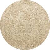 Covor Rotund Model Fantasy 12500-80, Marime 67 x 67 cm, Bej, Inaltime Fir 30 mm, Antialergic, Polipropilena, Living, Dormitor, Sufragerie, Birou