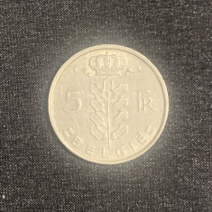 Moneda 5 franci 1976 Belgia