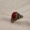 argint INEL cu CORAL TRIBAL etnic AFGHAN vintage VECHI de efect UNIC splendid