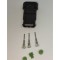 Set conector cablu Superseal 1.5 tata mufa 3 pin 3 pini inclusi + 3 garnituri incluse IP67 TE Connectivity 282105-1-SET-M