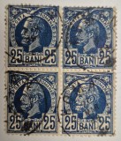 Romania 1900-11 Carol I, 25 bani, Stampila ROMAN