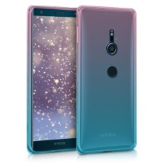 Husa pentru Sony Xperia XZ3, Silicon, Albastru, 45916.09 foto