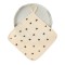 Prosop Absorbant, Cyrax, din Bumbac, 25 x 25 cm, Model Stelute, cu Agatatoare, Bej