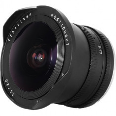 Obiectiv manual TTArtisan 7.5mm F2 Fisheye pentru Canon EOS R-Mount