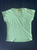 Tricou Porc verde menta, S, conditie foarte buna