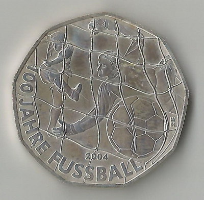 Austria, monedă de colecţie, 5 euro, argint, 2004 foto