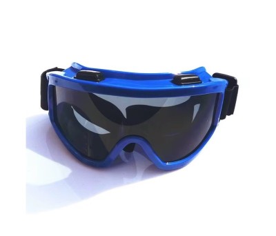 Ochelari Moto Scuter ATV Cross - albastru - lentrila inchisa foto