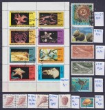 Lot filatelic Faună Acvatică, Scoici &amp; Flori / Foaie Staffa Scotland + Timbre Australia, SUA, Polonia, Grecia, Ifni &amp; Ghana - A991