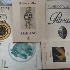 FLORENTA ALBU: POEZIE - LOT 5 VOLUME DE VERSURI (1977-1999)