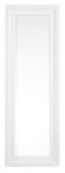 Cumpara ieftin Oglinda decorativa perete cu rama lemn alba Miro 30x3x90 cm