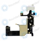 Conector de &icirc;ncărcare flex alb pentru iPhone 5