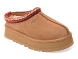 Papuci UGG maro, TAZZ II, din piele intoarsa