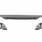 Difuzor Bara Spate cu Ornamente toba AUDI A3 8V Sedan (2012-2015) S3 Design pentru Bara spate standard Performance AutoTuning