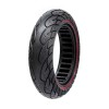 Cauciuc Solid 10x2.5-6.1 B44 Trotineta Electrica Motorevolution, Negru cu Linie Rosie, Moale, Durabil, Aderenta Ridicata