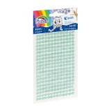 Accesorii creatie - perle plastic, verde deschis, 3mm, set 260 buc, Fiorello, GR-PS162-9 / 170-2581