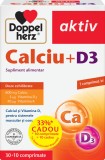 Calciu + D3, 30 comprimate + 10 comprimate cadou, Doppelherz