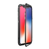 Husa Magnetic Case 360&deg;, compatibila cu Apple pentru Iphone XS Max, BGold, Clear&amp;Black
