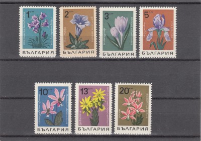 A12 S6 8 - Timbre foarte vechi - Bulgaria - flori foto
