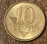 C50 - Moneda foarte veche - Lituania - 10 centu - 2008