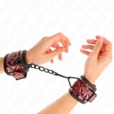 Kink Wrist Restraint-Cătușe pentru &Icirc;ncheieturi cu Model Diamond